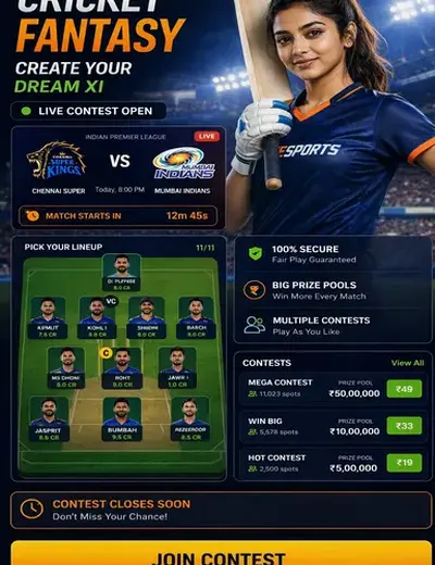 Bet969 (bet 969) fantasy cricket & matchday visual 3